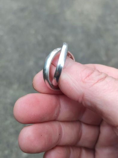Interlocking Sheffield Sterling Silver Rings