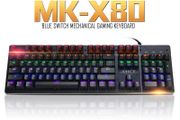 New IMICE MK-X80 USB Wired Luminous Lit Mechanical Gaming Keyboard Black