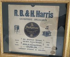 Vintage Framed 78 Speed Records