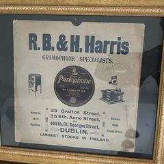 Vintage Framed 78 Speed Records