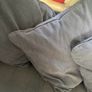 navy blue 3 seater sofa Image 3