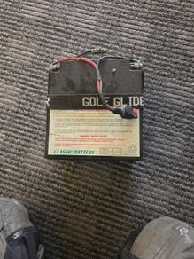 golf glider battery