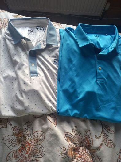 Puma Polos, size XL, New.
