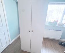 White Wooden Wardrobe