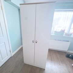 White Wooden Wardrobe