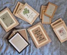 Lot of (14) picture frames.