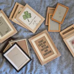 Lot of (14) picture frames.