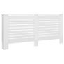 Radiator Covers 2 pcs White 172x19x81.5 cm MDF Image 3
