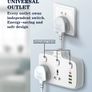 LDNIO SC2413 UK EU US Plug Power Strip With USB Port Extension Power Socket 2500 W 1 PD/QC 3.0 2 AUTO-ID Total 20W Image 2