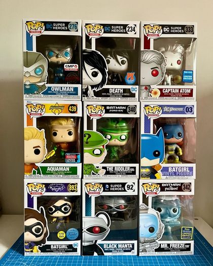 Assorted DC Funko Pops