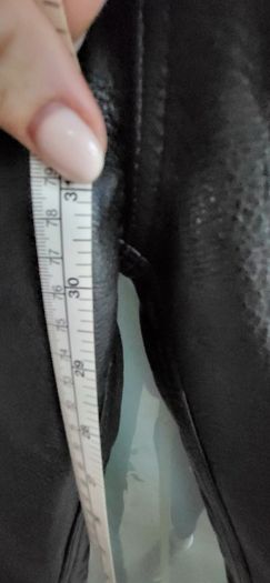 Challenge Leather Team Ladies Motorcycle trousers (black leather jeans style) - Sz 32 (Fit 12UK) - Rrp 189 (New)