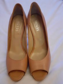 Hobbs Nude Peep Toe Shoes