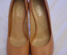Hobbs Nude Peep Toe Shoes