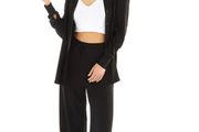 BNWT Board Angels ladies Black set shirt and loose fit pants size UK20 EU48 Postage included