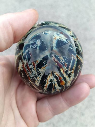 Signed Mdina Paperweight