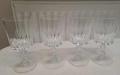 4 Cris D' Arques Wine glasses
