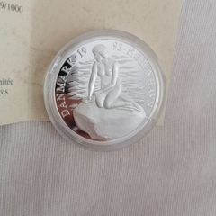 1993 Denmark Silver Proof ECU Coin