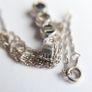 Vintage 925 Sterling Silver Amethyst and Marcasite Necklace and Earring Set Image 10