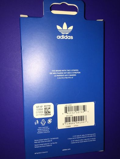 Apple iPhone 6 7 8 SE adidas original wallet case