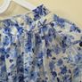 H&M blue blouse uk 8-12 Image 7