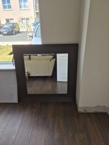 Large Contemporary Square Wall Mirror 104cm x 104cm