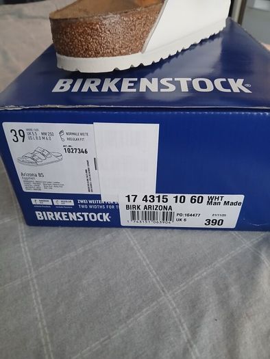 Birkenstock Arizona Sandals Eggshell Brand New 6