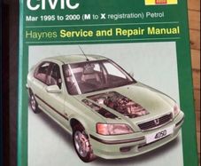 Haynes manual Honda Civic 1995-2000