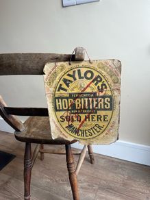 Antique Showcard Sign