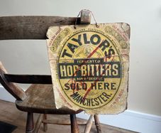 Antique Showcard Sign