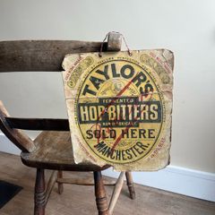 Antique Showcard Sign