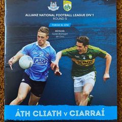 2018 Dublin v Kerry - GAA Allianz Football League Programme