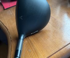 fairway callaway 9 wood only played 3 games but it doesn't suit regular flex 24 degree