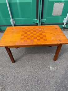 Vintage Chess Table