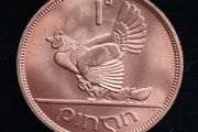 Ireland - 1968 - 1 Penny - Hen with Chicks - KM.11 - [270]