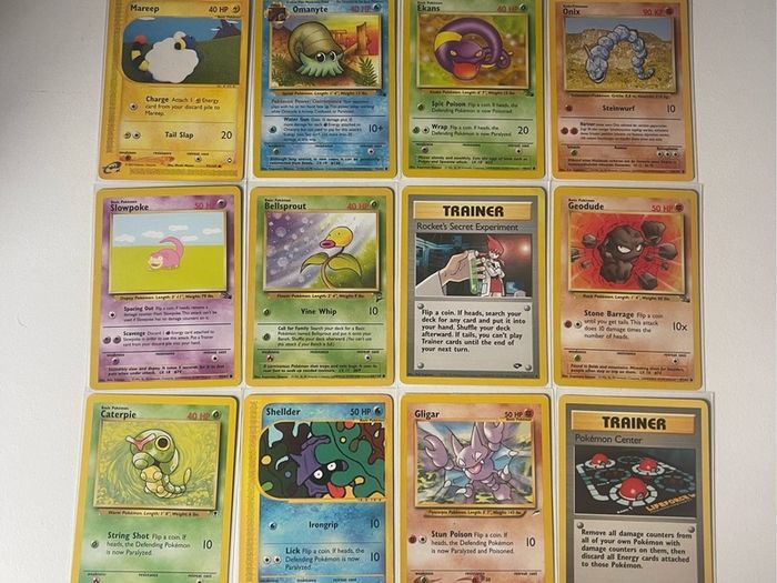 Vintage Pokemon Cards Lot