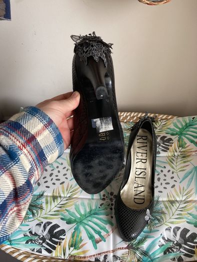 Decorated River island high heels