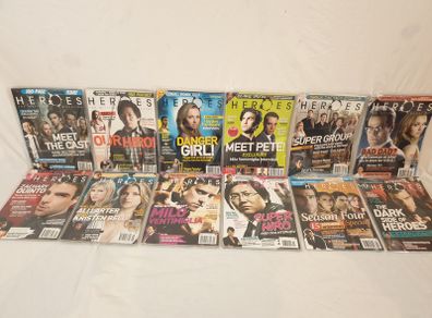 Heroes The Official Magazine All 12 Issues Perfect Condition Titan Publishing
