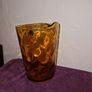 Vintage Large Amber Glass Jug Image 4