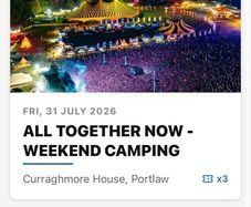 all together now weekend camping