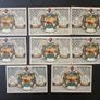 Germany 1921.City of Schleiz.Eight Emergency Banknotes.Notegeld.Complete set. Image 2