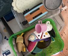 Wooden kitchen items