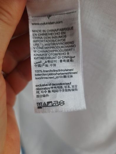 Calvin Klein linen 100% Oversized size M
