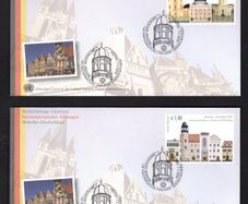 2009 United Nations Vienna Austria World Heritage - Germany Commemorative Stamps Individual Fist Day Cover (FDC)