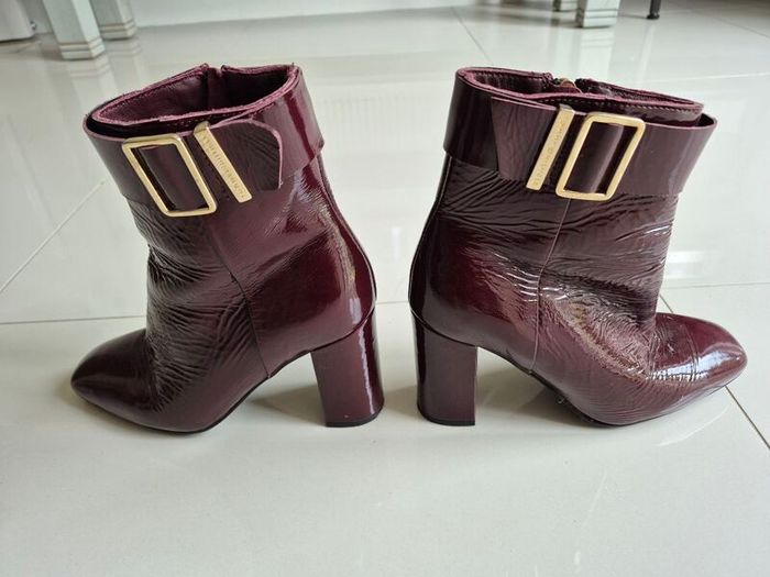 Tommy Hilfiger ancle boots - burgundy