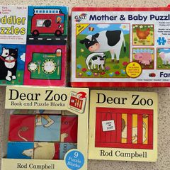 Preschool Jigsaws And book