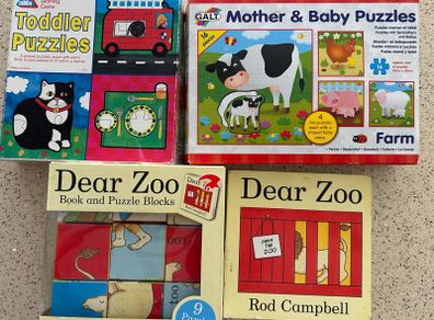 Preschool Jigsaws And book