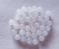 Beads Nephrite White