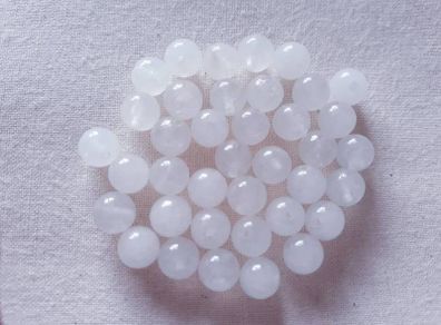 Beads Nephrite White
