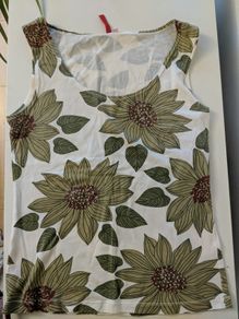 Top with floral print