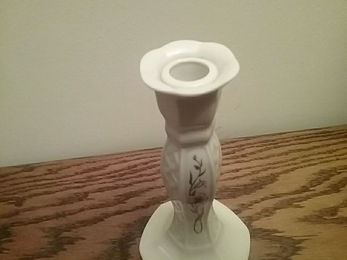 Beleek 2000 Country Trellis Candle Sticks
